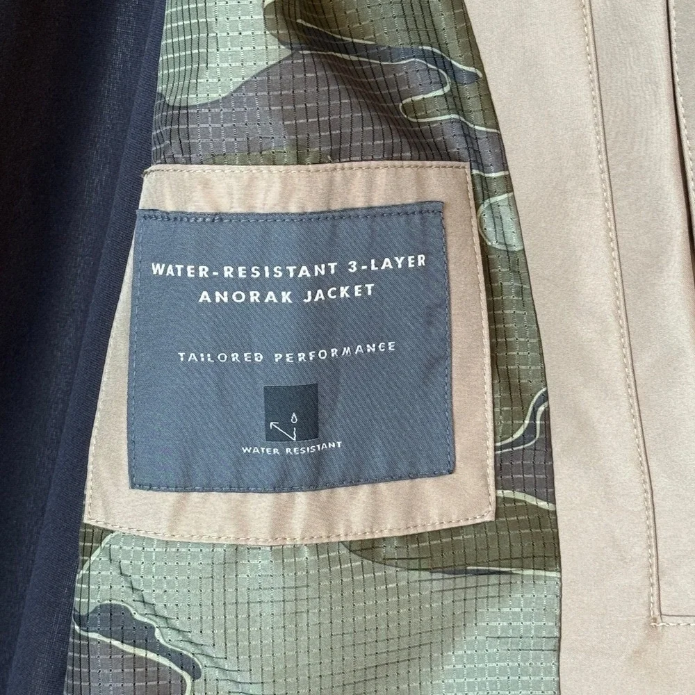 Banana Republic Mens Water‎ Resistant 3 Layer Anorak Jacket Size XL